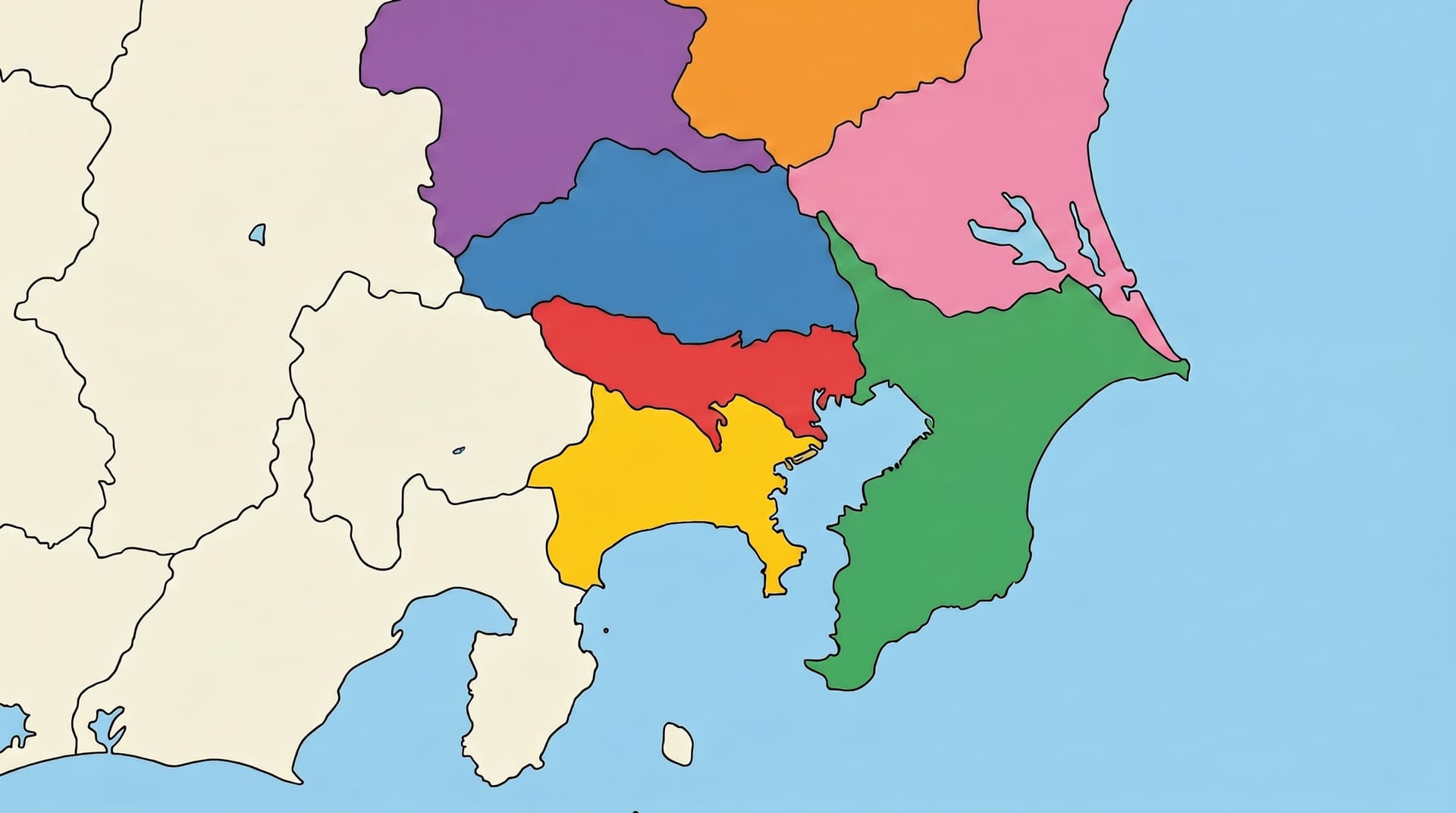 関東エリア地図
